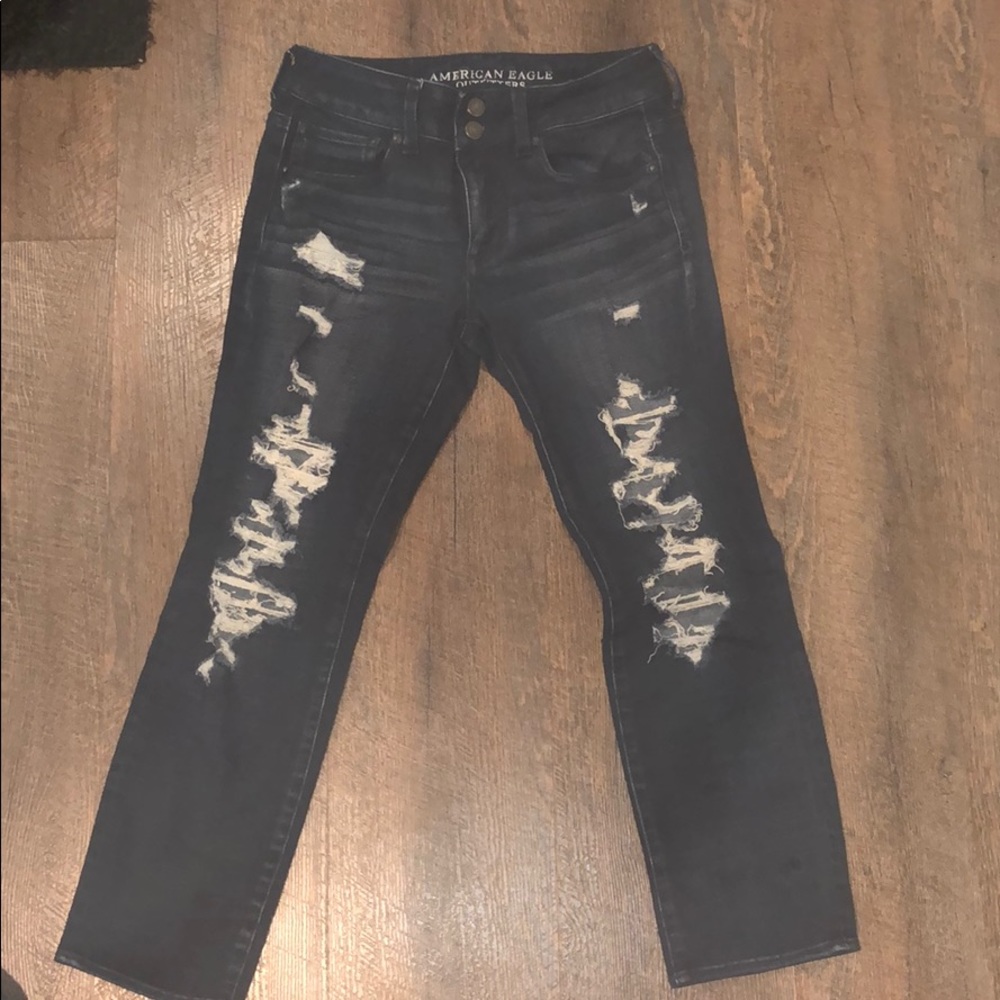 Size 6 regular American Eagle Capris worn once